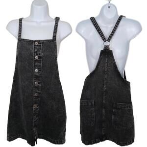 American Eagle Outfitters Women's Sz S Black Denim Skirt-All Overalls(1882)